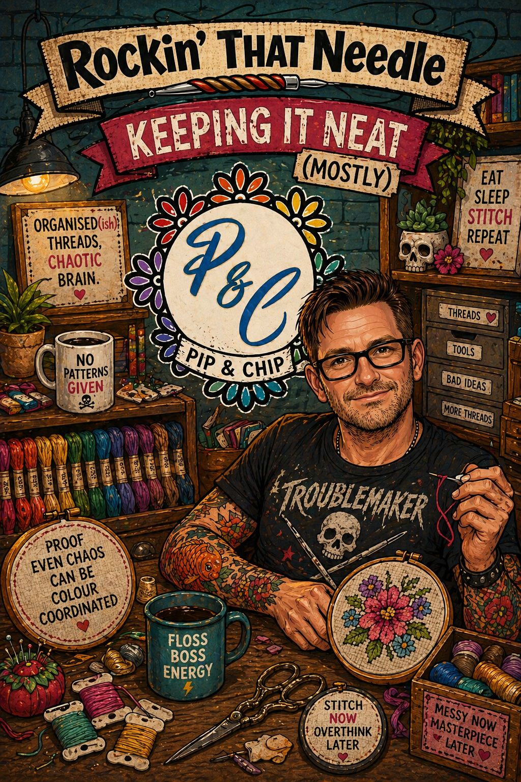 Rockin’ That Needle: Keeping It Neat (Mostly)